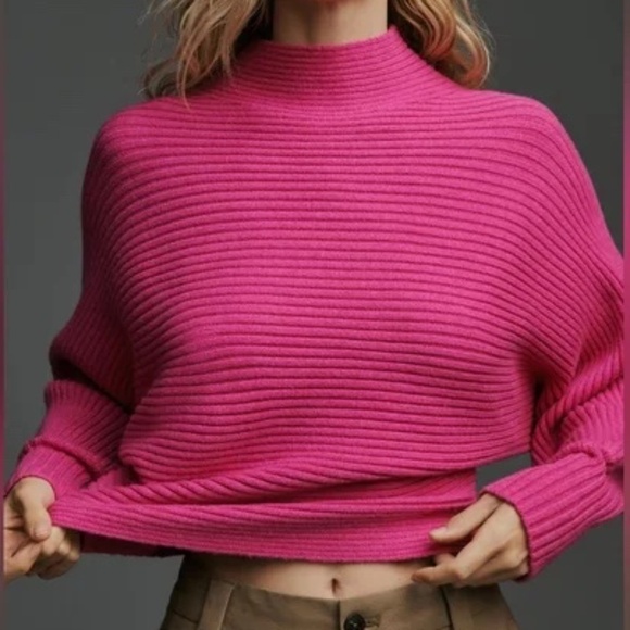 Anthropologie Kendall Mock-Neck Sweater - Picture 1 of 4